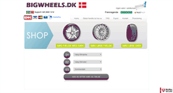 Desktop Screenshot of bigwheels.dk