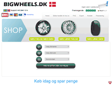 Tablet Screenshot of bigwheels.dk